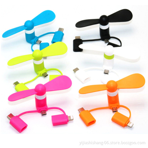 Mini Usb Fan for Office Home Electric Laptop Fan With Double Side Bladeless Desk Blades Abanico Portable Computer Pc Fan